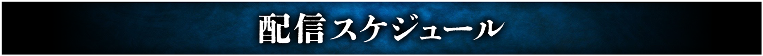 配信スケジュール